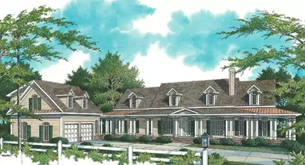 image of country house plan 5843